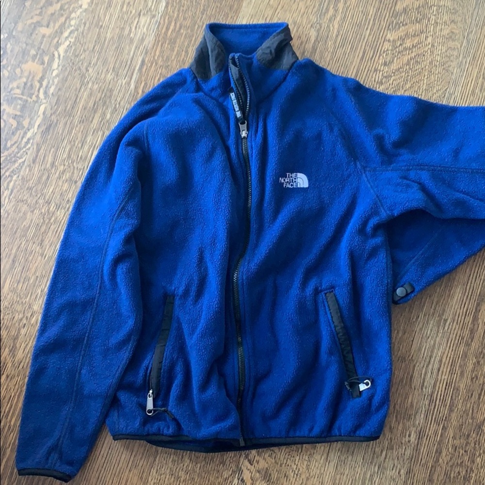 North Face royal blue women’s polar fleece small